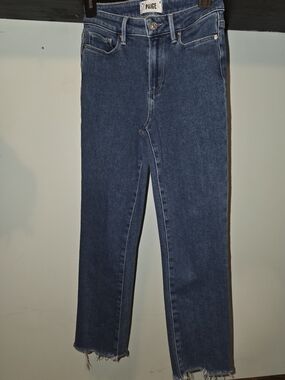 PAIGE Cindy Crop Denim Jean Sz 25